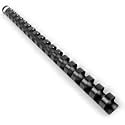 HOUYEE 30 Pack 5/8 Inch Plastic Binding Combs Spines, 19 Rings, Black