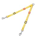 HOWGO Double Dog Leash,Tangle-Free 360 Swivel(Yellow, Pro M-L Splitter)