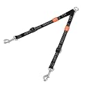 HOWGO Double Dog Leash,Tangle-Free 360 Swivel(Black, Pro S-M Splitter)