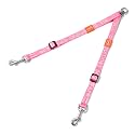 HOWGO Double Dog Leash,Tangle-Free 360 Swivel(Pink, Std M-L Splitter)