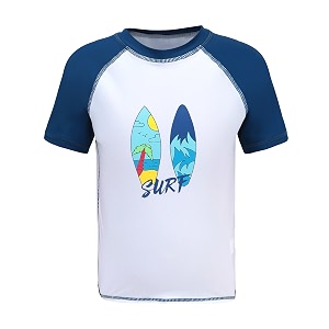 howjojo boys short sleeve rash guard shirts swim shirt upf 50