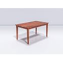 6 Seater Big Wooden Dining Table Only | Rectangular Six Seater Dinning Table | Length 55 Inch | Solid Wood Sheesham, Honey Finish-CNC