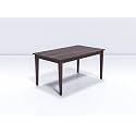 6 Seater Big Wooden Dining Table Only | Rectangular Six Seater Dinning Table | Length 55 Inch | Solid Wood Sheesham, Walnut Finish-CNC