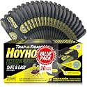 HOY HOY Trap A Roach - 20 Traps [4 Pack] Baited Glue Traps, Great for Home with Kids &amp; Pets Indoor, Sticky Pest Control Trap, Roach Killer, Made in Japan