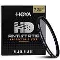 HOYA 72mm HD Antistatic Protector Camera Lens Filter, Reinforced Glass