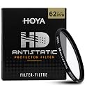 HOYA 62mm HD Antistatic Protector Camera Lens Filter, Reinforced Glass