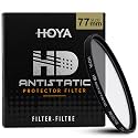 HOYA 77mm HD Antistatic Protector Camera Lens Filter, Reinforced Glass