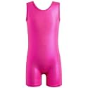 HOZIY Girls Gymnastics Leotards for Kids Tumbling Outfits Biketard Sparkle Adorable Pattern