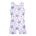 HOZIY Girls Gymnastics Leotards for Kids Tumbling Outfits Biketard Sparkle Adorable Pattern
