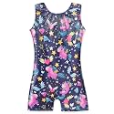 HOZIY Girls Gymnastics Leotards for Kids Tumbling Outfits Biketard Sparkle Adorable Pattern