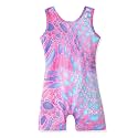 HOZIY Girls Gymnastics Leotards for Kids Tumbling Outfits Biketard Sparkle Adorable Pattern