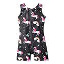 HOZIY Girls Gymnastics Leotards for Kids Tumbling Outfits Biketard Sparkle Adorable Pattern