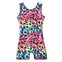 HOZIY Girls Gymnastics Leotards for Kids Tumbling Outfits Biketard Sparkle Adorable Pattern