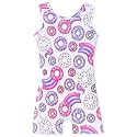 HOZIY Girls Gymnastics Leotards for Kids Tumbling Outfits Biketard Sparkle Adorable Pattern