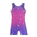 HOZIY Girls Gymnastics Leotards for Kids Tumbling Outfits Biketard Sparkle Adorable Pattern