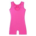 HOZIY Gymnastics Leotards for Girls with Shorts Toddlers Biketards Rainbow Unicorn Dinosaur Mermaid Leopard Flower Galaxy