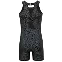 HOZIY Gymnastics Leotards for Girls with Shorts Toddlers Biketards Rainbow Unicorn Dinosaur Mermaid Leopard Flower Galaxy