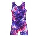 HOZIY Gymnastics Leotards for Girls with Shorts Toddlers Biketards Rainbow Unicorn Dinosaur Mermaid Leopard Flower Galaxy