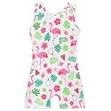 HOZIY Gymnastics Leotards for Girls with Shorts Toddlers Biketards Rainbow Unicorn Dinosaur Mermaid Leopard Flower Galaxy