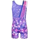 HOZIY Gymnastics Leotards for Girls with Shorts Toddlers Biketards Rainbow Unicorn Dinosaur Mermaid Leopard Flower Galaxy