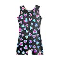 HOZIY Gymnastics Leotards for Girls with Shorts Toddlers Biketards Rainbow Unicorn Dinosaur Mermaid Leopard Flower Galaxy
