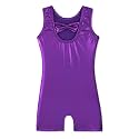 HOZIY Gymnastics Leotards for Girls with Shorts Toddlers Biketards Rainbow Unicorn Dinosaur Mermaid Leopard Flower Galaxy