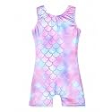 HOZIY Gymnastics Leotards for Girls Unicorn Aurora Rainbow Mermaid Dinosaur Cupcake Sparkle Biketard Toddlers Kids Children