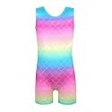HOZIY Gymnastics Leotards for Girls Unicorn Aurora Rainbow Mermaid Dinosaur Cupcake Sparkle Biketard Toddlers Kids Children