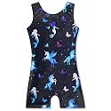 HOZIY Gymnastics Leotards for Girls Unicorn Aurora Rainbow Mermaid Dinosaur Cupcake Sparkle Biketard Toddlers Kids Children