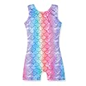 HOZIY Gymnastics Leotards for Girls Unicorn Aurora Rainbow Mermaid Dinosaur Cupcake Sparkle Biketard Toddlers Kids Children