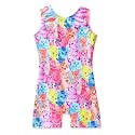HOZIY Gymnastics Leotards for Girls Unicorn Aurora Rainbow Mermaid Dinosaur Cupcake Sparkle Biketard Toddlers Kids Children