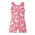 HOZIY Gymnastics Leotards for Girls Unicorn Aurora Rainbow Mermaid Dinosaur Cupcake Sparkle Biketard Toddlers Kids Children
