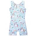 HOZIY Gymnastics Leotards for Girls Unicorn Aurora Rainbow Mermaid Dinosaur Cupcake Sparkle Biketard Toddlers Kids Children