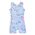HOZIY Gymnastics Leotards for Girls Unicorn Aurora Rainbow Mermaid Dinosaur Cupcake Sparkle Biketard Toddlers Kids Children