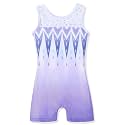 HOZIY Leotards for Girls Gymnastics Kids Children Biketard Snowflake Ribbon Blue Purple Hot Pink Sparkle