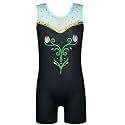 HOZIY Leotards for Girls Gymnastics Kids Children Biketard Snowflake Ribbon Blue Purple Hot Pink Sparkle