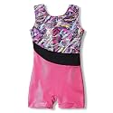 HOZIY Leotards for Girls Gymnastics Kids Children Biketard Snowflake Ribbon Blue Purple Hot Pink Sparkle
