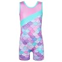 HOZIY Leotards for Girls Gymnastics Kids Children Biketard Snowflake Ribbon Blue Purple Hot Pink Sparkle
