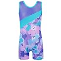HOZIY Leotards for Girls Gymnastics Kids Children Biketard Snowflake Ribbon Blue Purple Hot Pink Sparkle