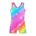HOZIY Leotards for Girls Gymnastics Kids Children Biketard Snowflake Ribbon Blue Purple Hot Pink Sparkle