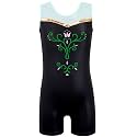 HOZIY Leotards for Girls Gymnastics Kids Children Biketard Snowflake Ribbon Blue Purple Hot Pink Sparkle
