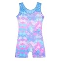 HOZIY Leotards for Girls Gymnastics Kids Children Biketard Snowflake Ribbon Blue Purple Hot Pink Sparkle