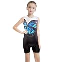 HOZIY Leotards for Girls Gymnastics Kids Children Biketard Snowflake Ribbon Blue Purple Hot Pink Sparkle