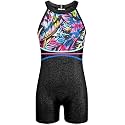 HOZIY Leotards for Girls Gymnastics Kids Children Biketard Snowflake Ribbon Blue Purple Hot Pink Sparkle