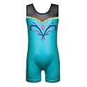 HOZIY Leotards for Girls Gymnastics Kids Children Biketard Snowflake Ribbon Blue Purple Hot Pink Sparkle