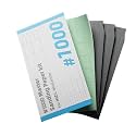 HOZO NeoSander 1000 Grit Foam Master Sanding Paper, 4PCS Sandpapers (3 Standard + 1 Foam Backed),for Precision Finishing &amp; Final Surface Preparation, Ideal for Resin, 3D Prints &amp; DIY Projects