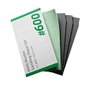 HOZO NeoSander 600 Grit Foam Master Sanding Paper, 4PCS Sandpapers (3 Standard + 1 Foam Backed),for Fine Polishing, Smooth Finishing &amp; Surface Refinement, Ideal for Resin, 3D Prints &amp; DIY Projects