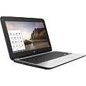 HP 11 G4 Chromebook Intel Celeron N2840 (2.16GHz) 4GB RAM Memory. 16GB SSD 11.6"" HD Screen Chrome OS, Black (Renewed)