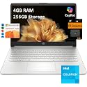 HP 14 Laptop, 14" HD, Intel Celeron N4120, 4GB RAM, 128GB eMMC + 128GB SD