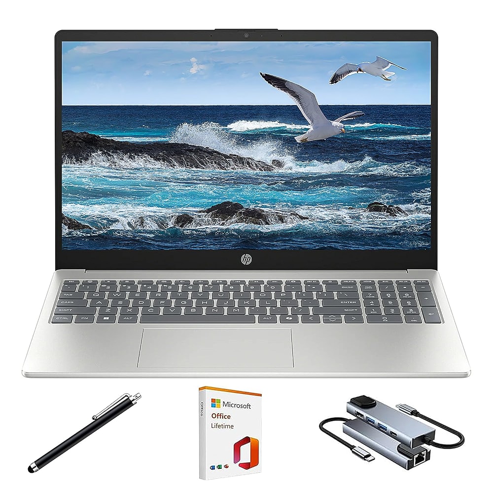 HP 15.6 inch Touchscreen Laptop, 15.6 inch FHD IPS Display, 10-Core ...